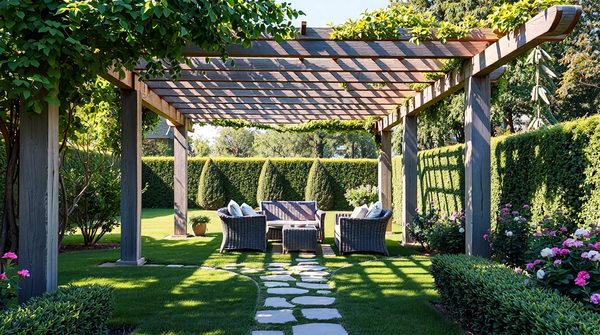 Découvrez la pergola 4x6 : confort et élégance au jardin
