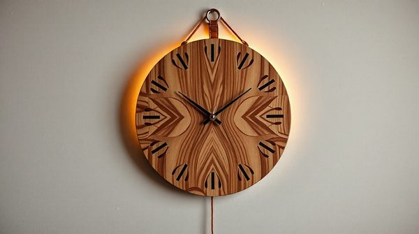 Horloges murales design et silencieuses : la nouvelle tendance déco en bois découpé au laser