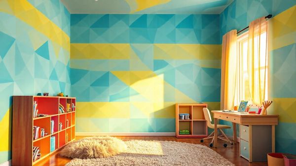 Idées innovantes pour décorer la chambre d'ado avec du papier peint
